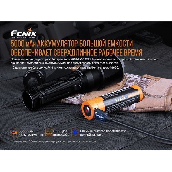 Комплект Fenix Ліхтар TK22UE + Ліхтар ручний E01 V2.0