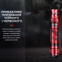 Ліхтар ручний Fenix PD36R Pro RED