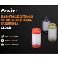 Набір Ліхтар Fenix зелений CL26Rg+Ліхтар ручний Fenix PD25R
