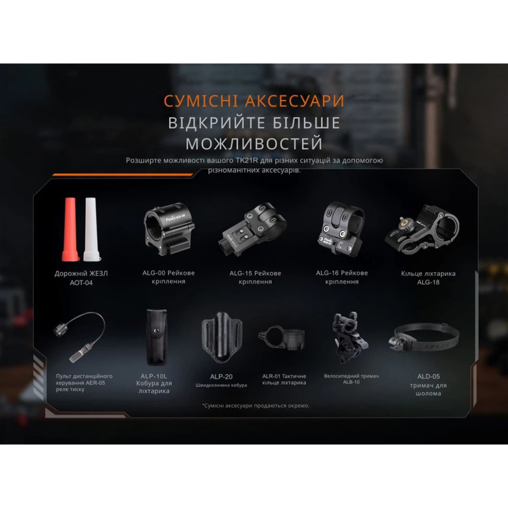 Ліхтар тактичний Fenix ​​TK21R